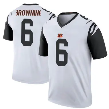 Jake Browning Cincinnati Bengals Men's Brown by Backer Tri-Blend Tank Top -  Ash